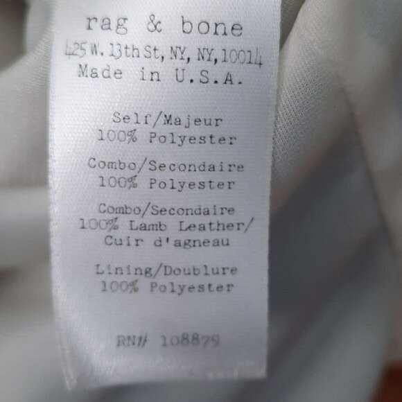 Rag & Bones Black & White Sleeveless  Top Tunic Size XS - Picture 3 of 3